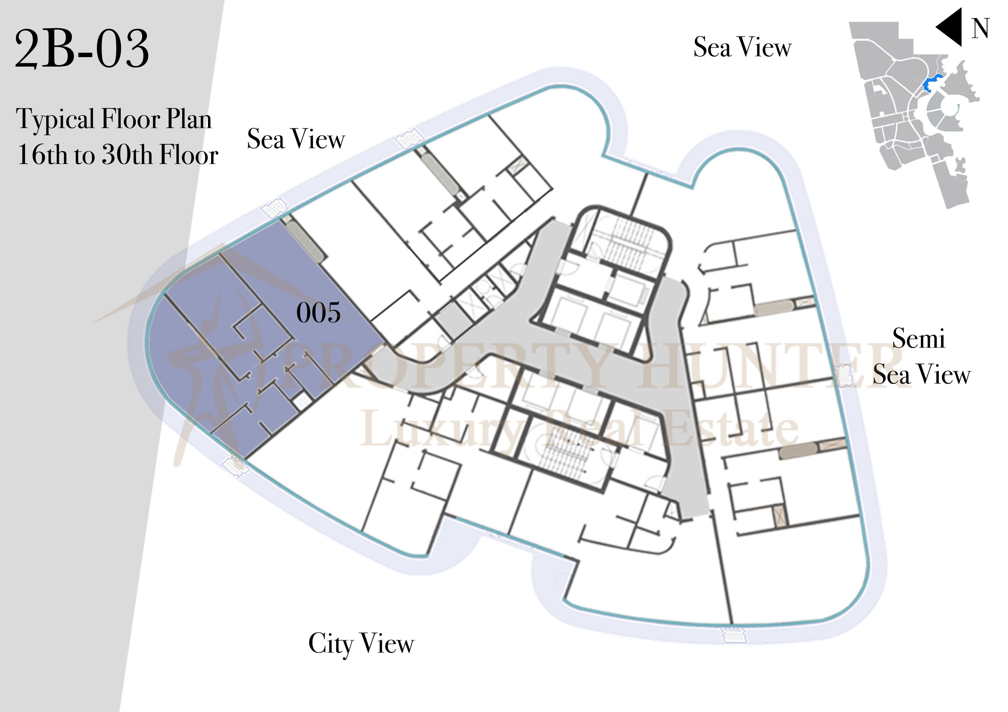 وحدات سكنية  على البحر برج سكالا   